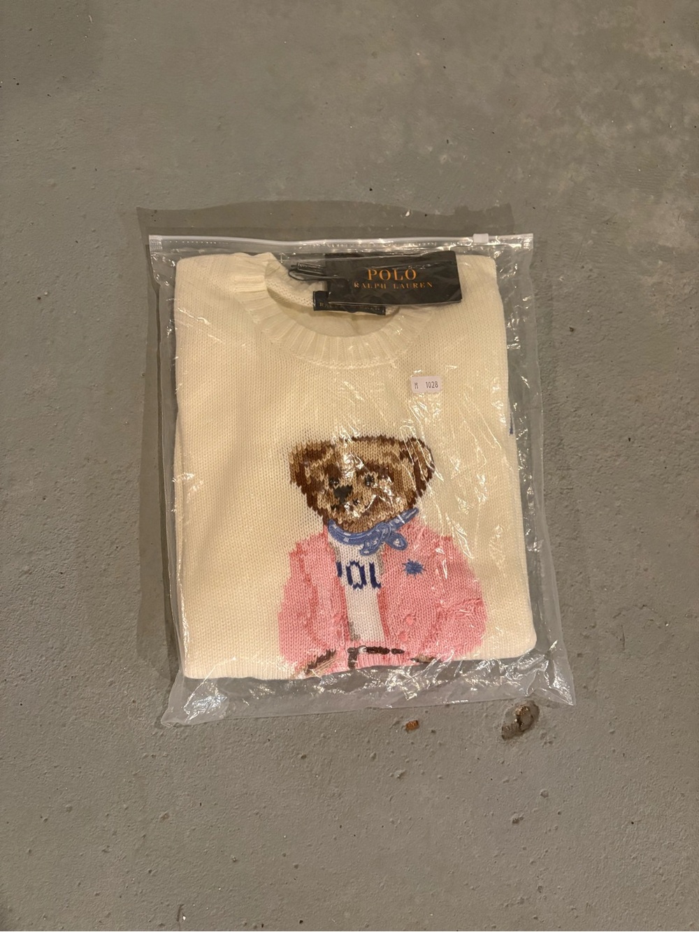 Teddy Bear Crew Neck Ralph Lauren x Polo Womens Size Small & Medium - Picture 6 of 6
